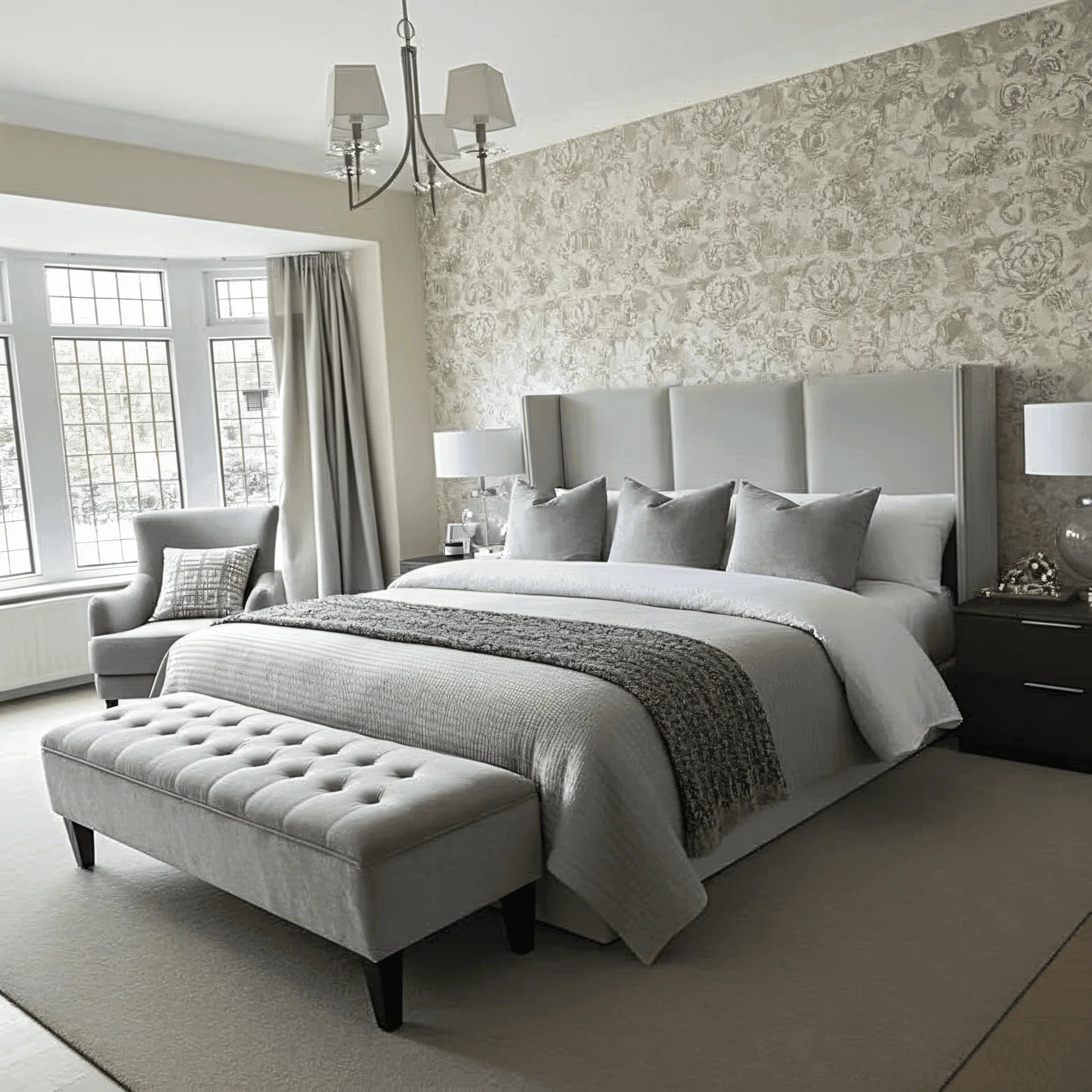 Eternity Wingback Bed Frame