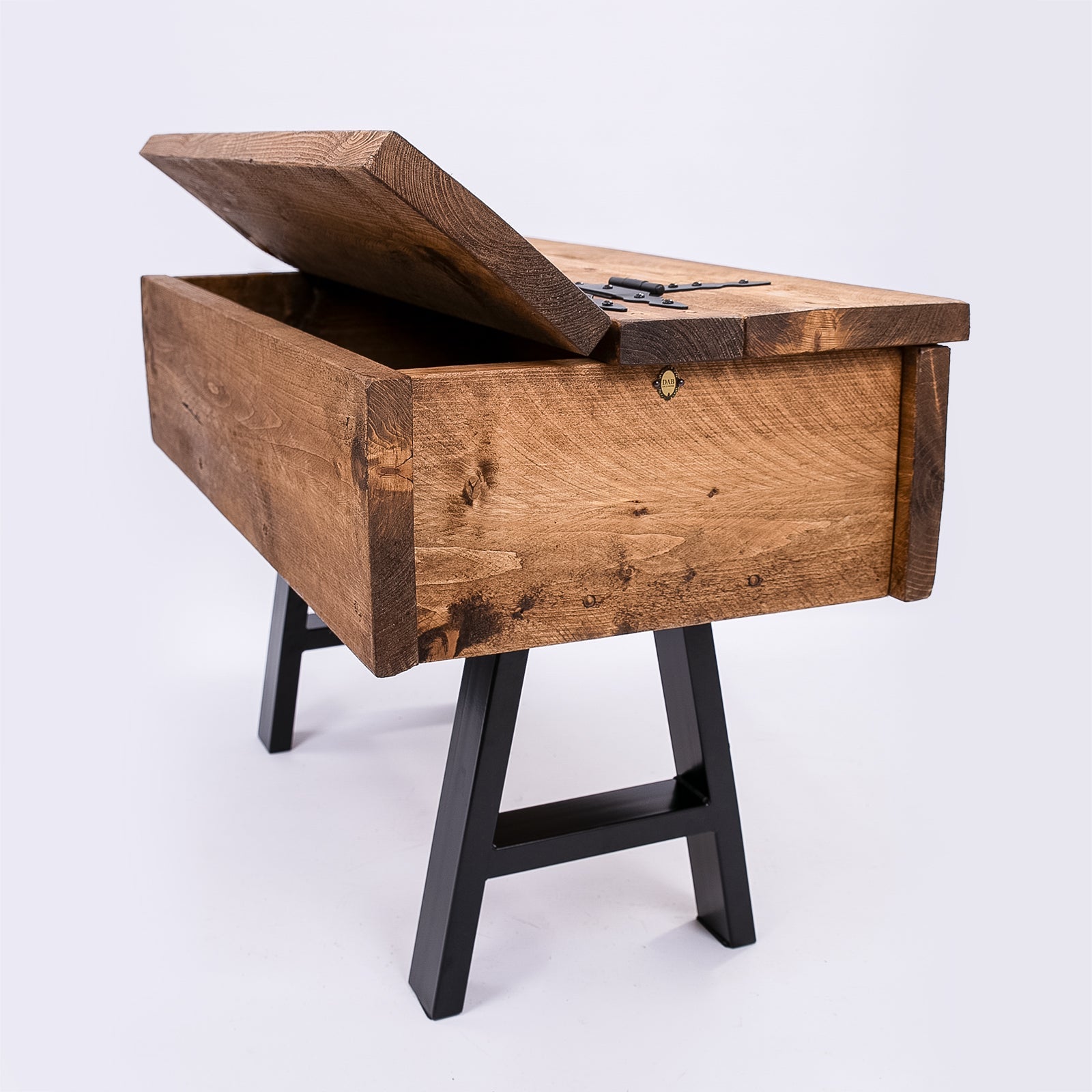 Coffee Chest Storage - Wooden Blanket Box with Storage