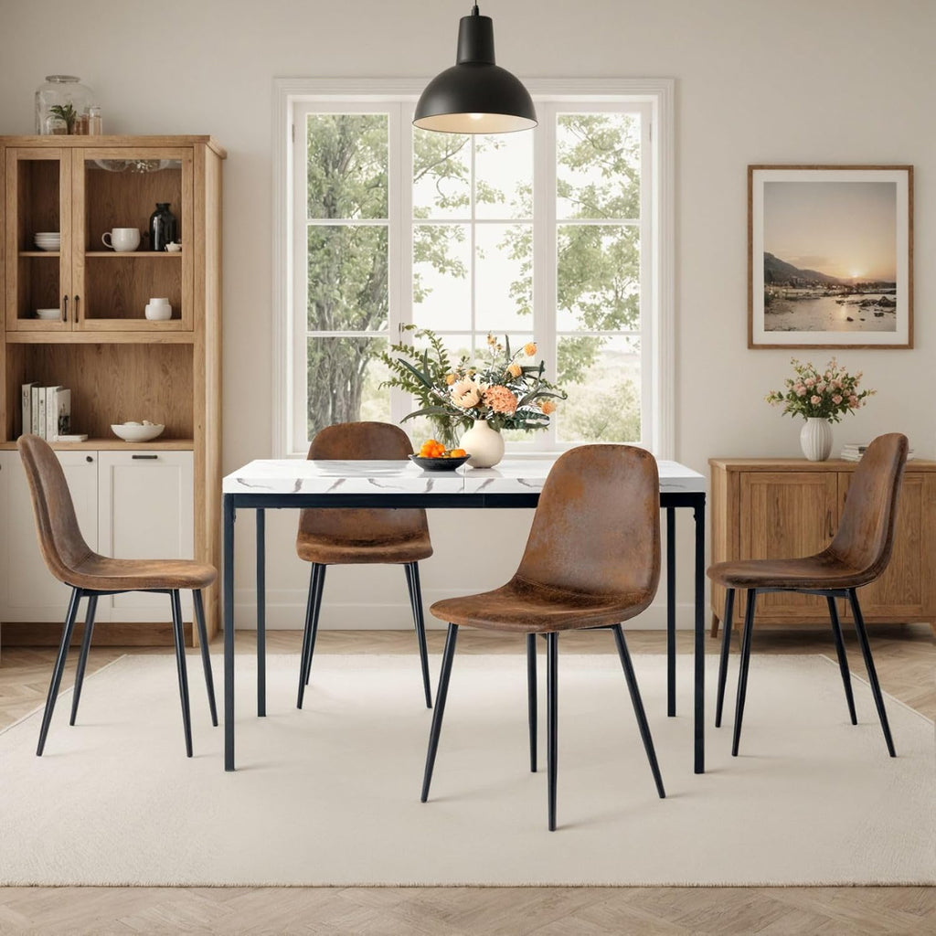 Homy Casa Set of 4 Dining Chairs Soft Chairs