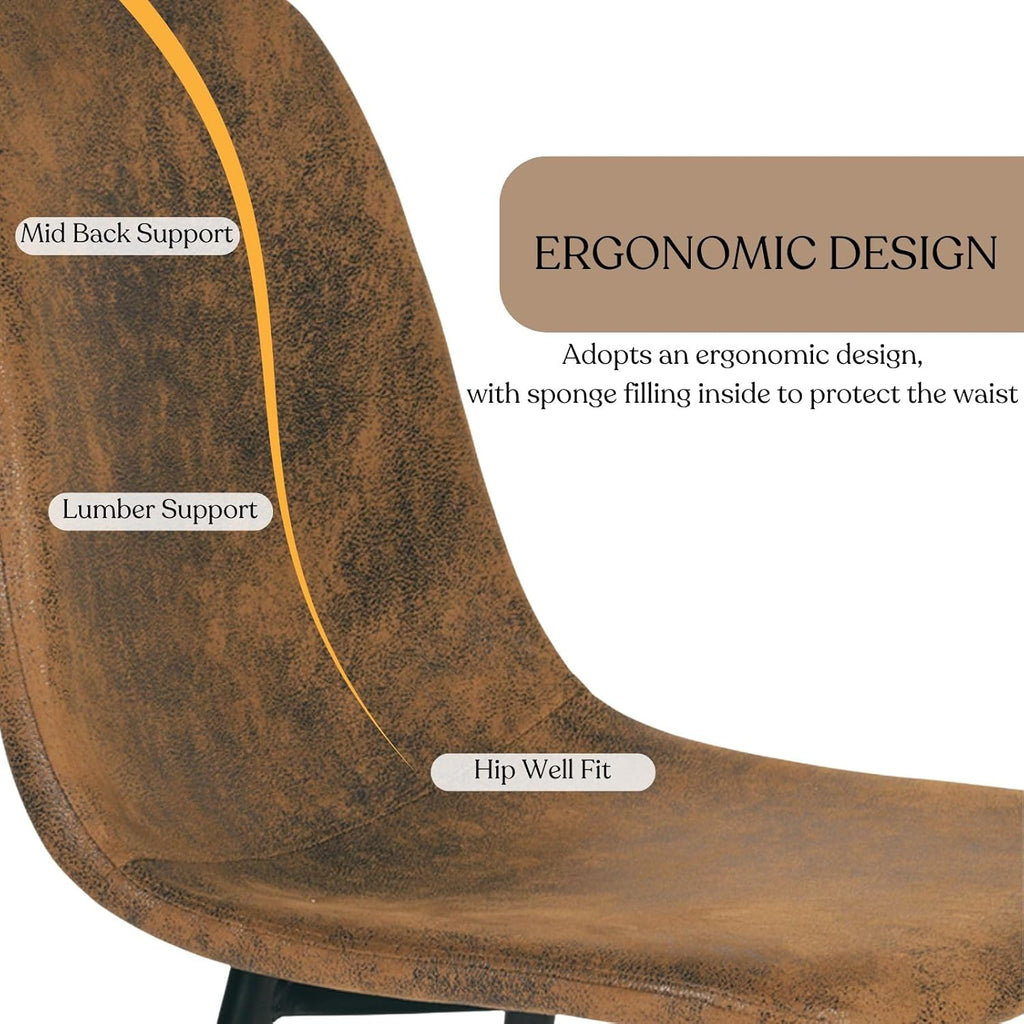 Homy Casa Set of 4 Dining Chairs Soft Chairs