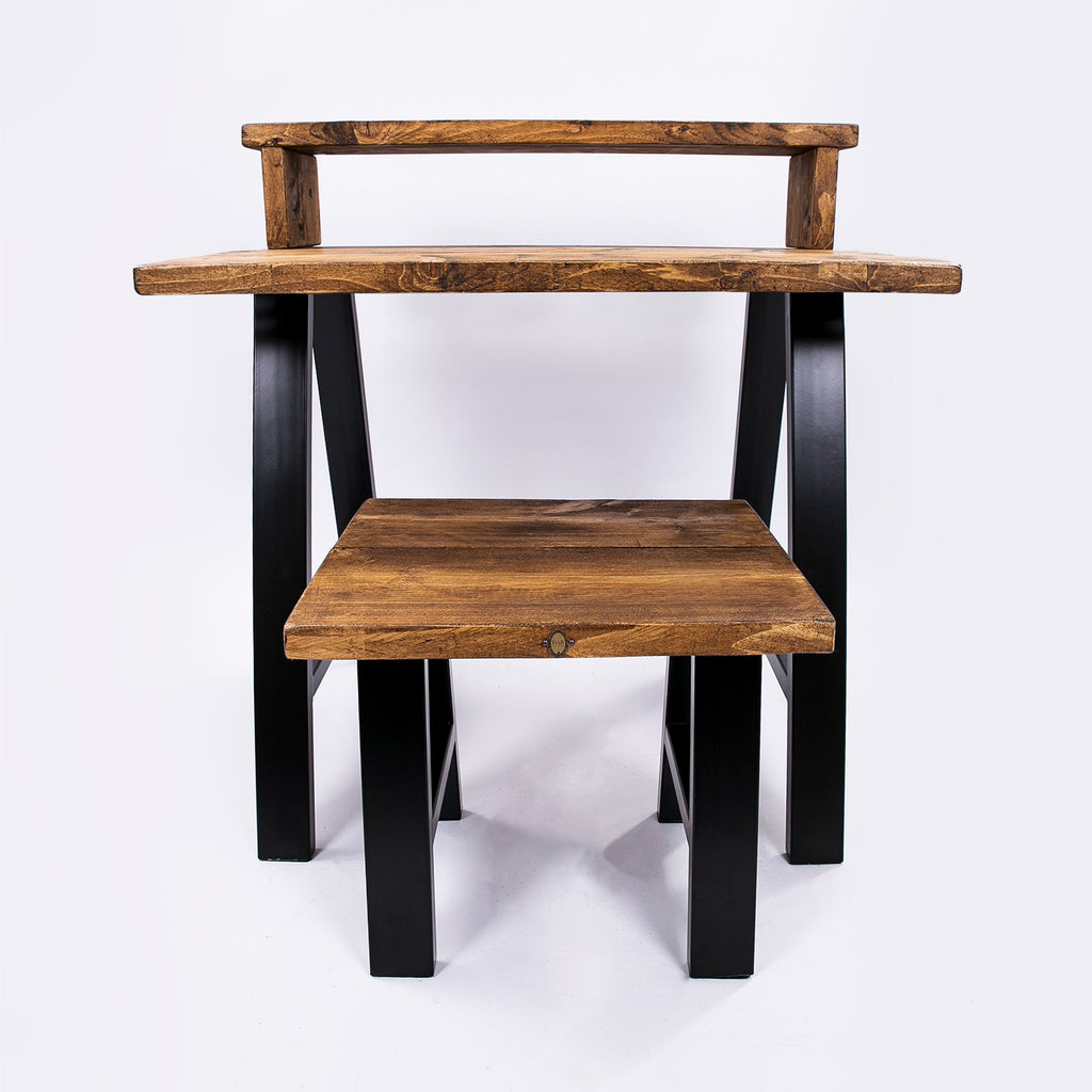 Bespoke Work From Home Desk & Stool - Insustrial Furniture