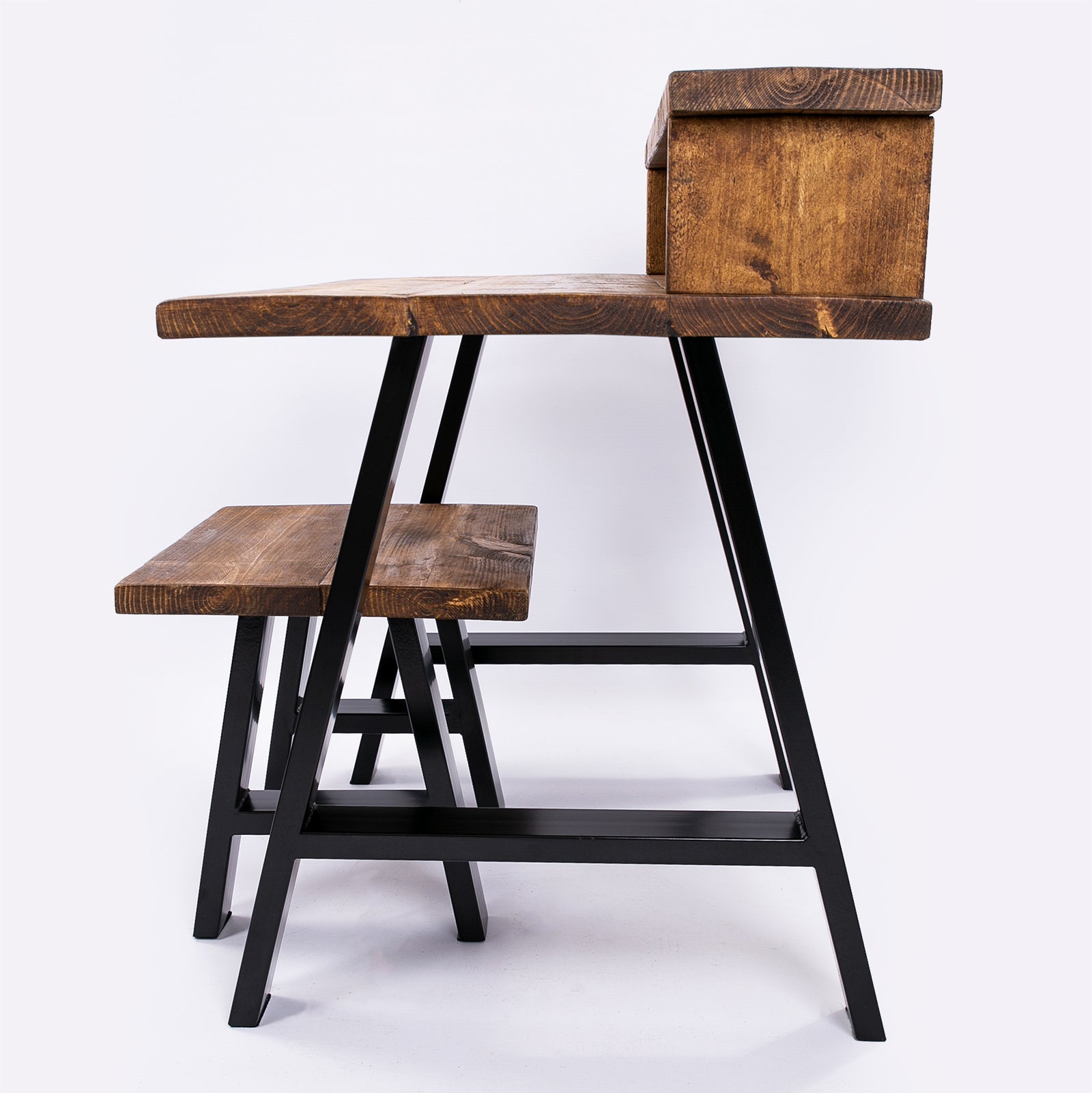 Bespoke Work From Home Desk & Stool - Insustrial Furniture