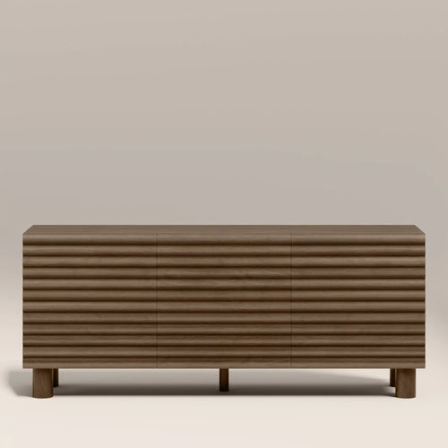3-Door Sideboard-walnut