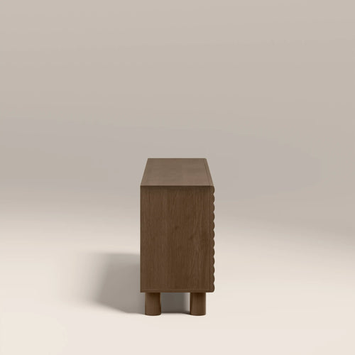 3-Door Sideboard-walnut