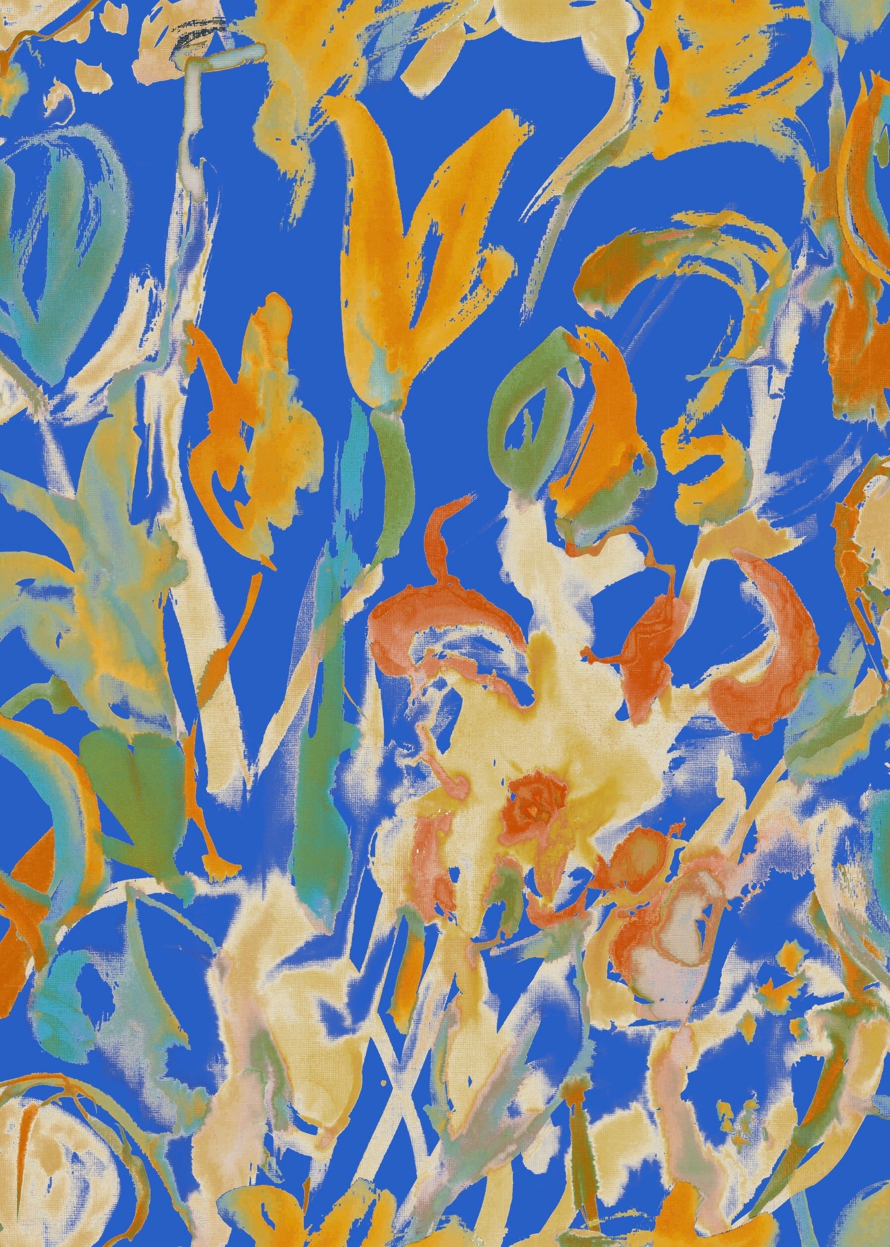 Watercolour Floral Wallpaper