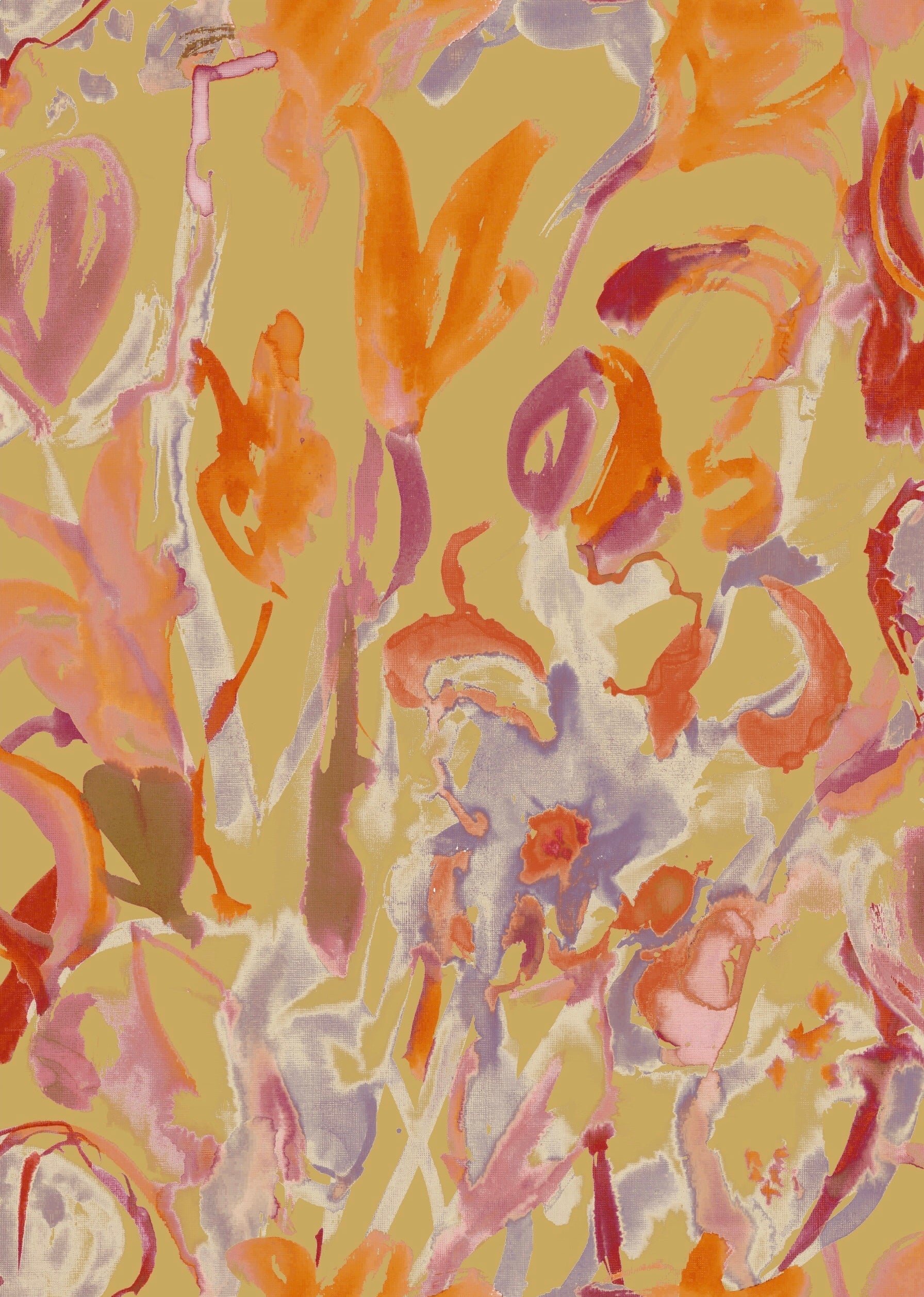 Watercolour Floral Wallpaper