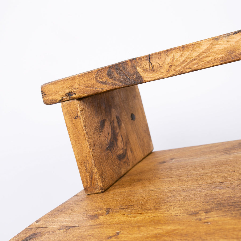 Industrial Office Desk & Stool - Rustic Hairpin Home Office Organiser