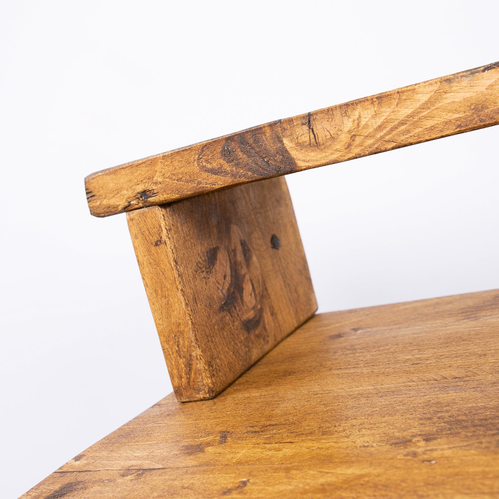 Industrial Office Desk & Stool - Rustic Hairpin Home Office Organiser