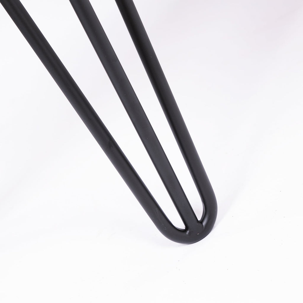 Industrial Office Desk & Stool - Rustic Hairpin Home Office Organiser