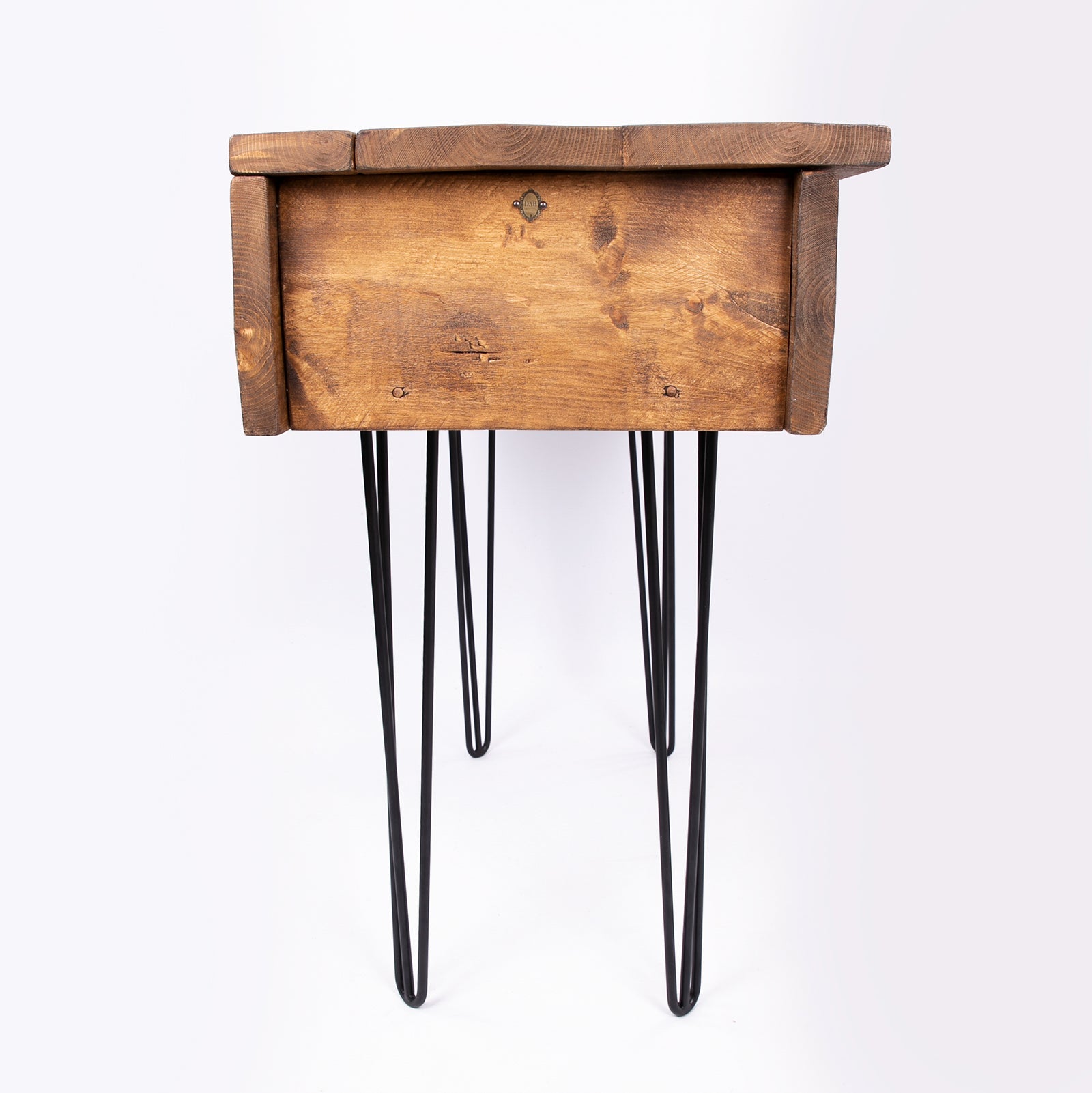 Hairpin Storage Chest - Wooden Blanket Box Trunk