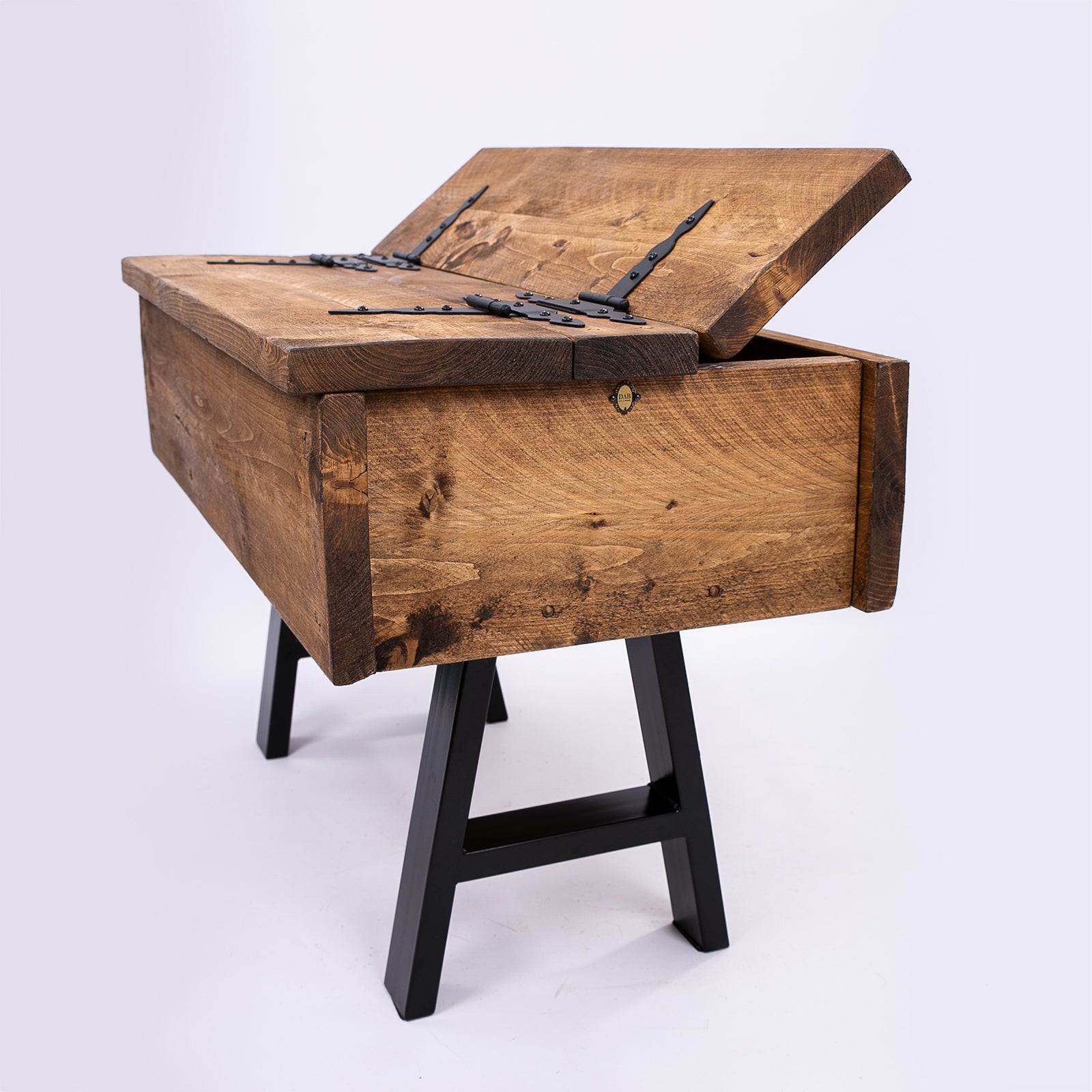 Coffee Chest Storage - Wooden Blanket Box with Storage