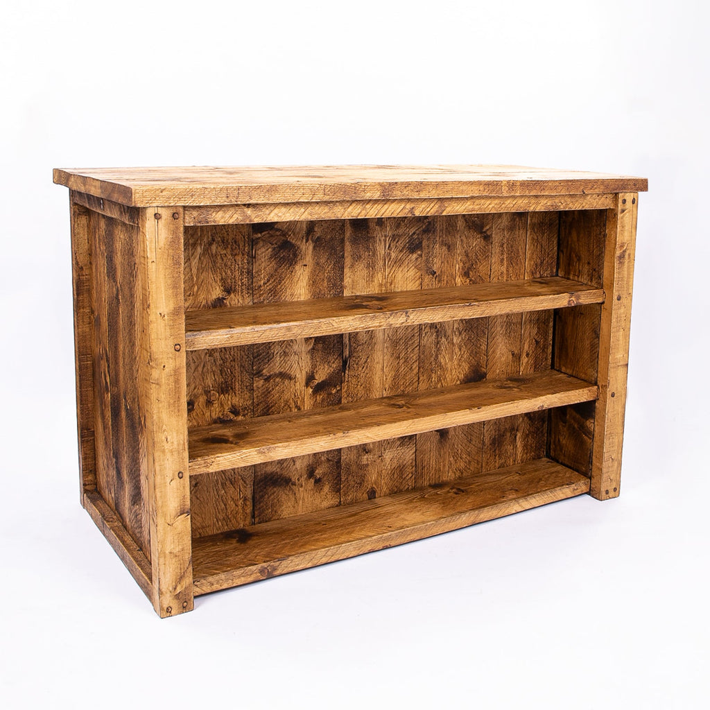 Handmade Kitchen Island - Wooden Breakfast Bar with Storage