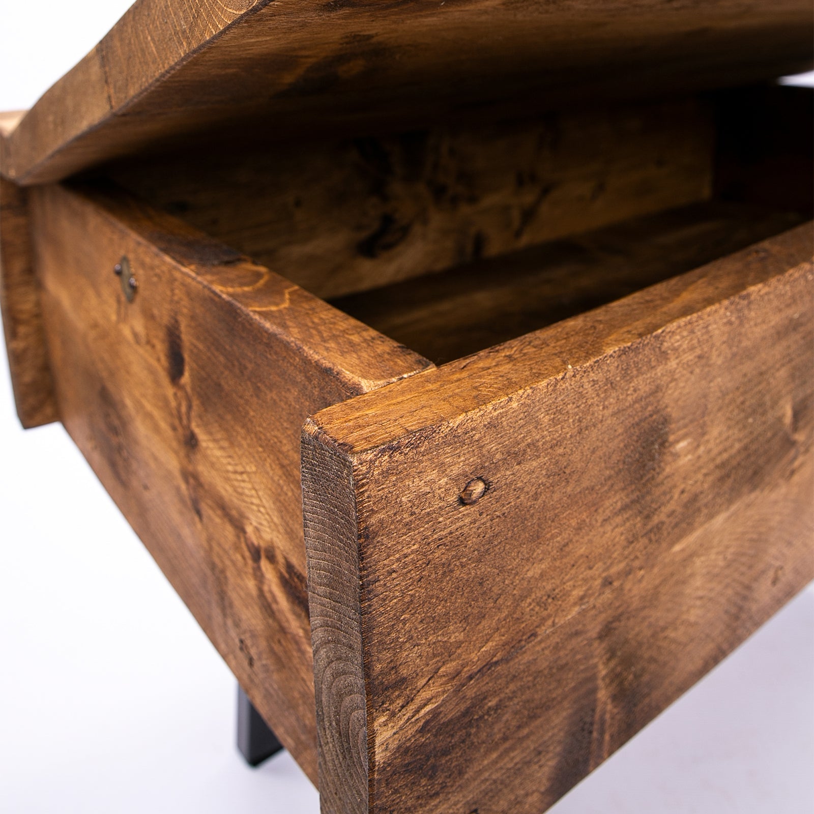 Coffee Chest Storage - Wooden Blanket Box with Storage