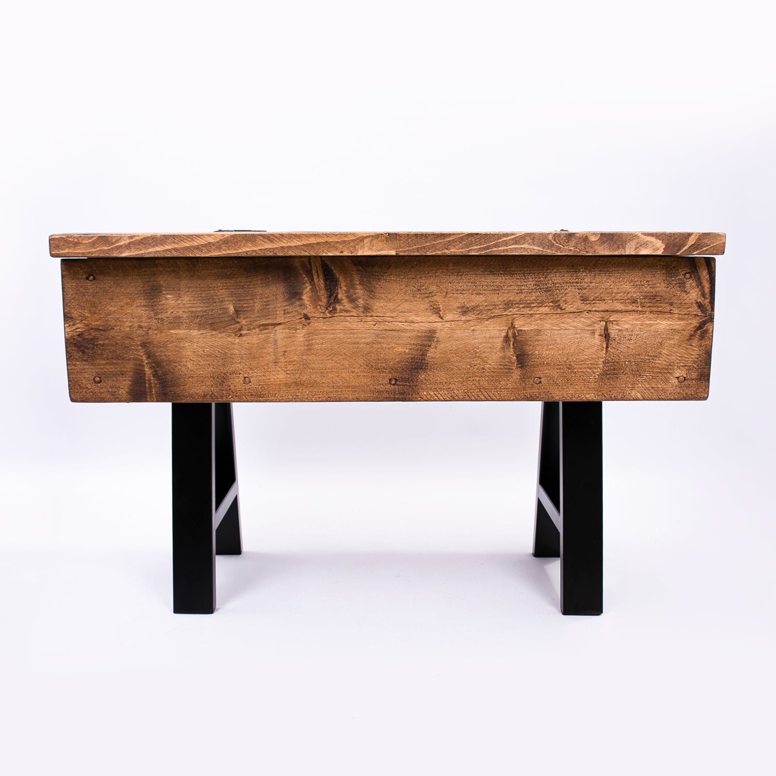 Coffee Chest Storage - Wooden Blanket Box with Storage