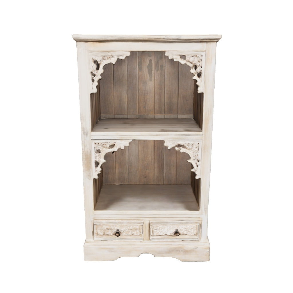 Albasia Bathroom Cabinet - Whitewash