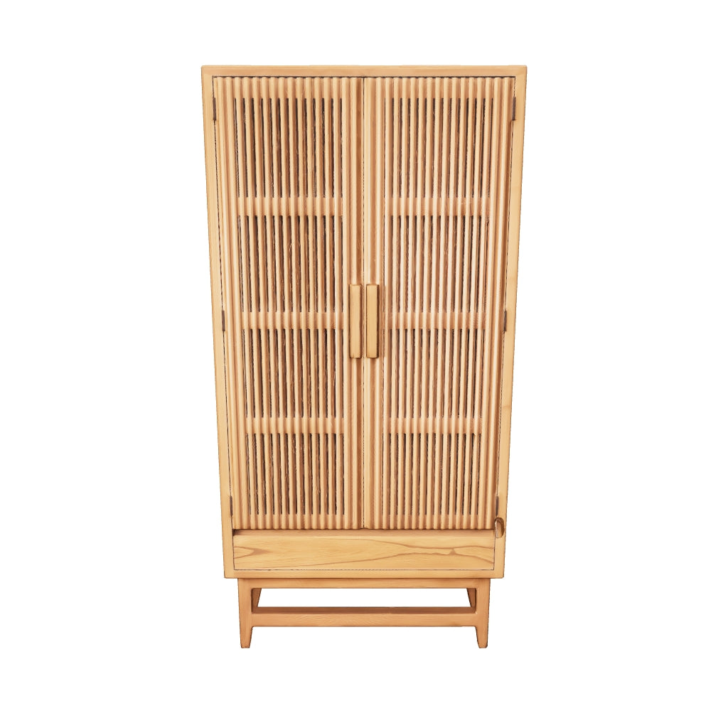 Melia Light Oak Wardrobe with Drawer