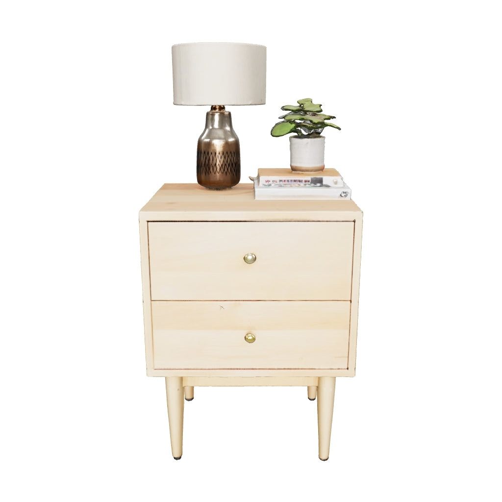 Minimalist Mango Wood Oslo Bedside Table